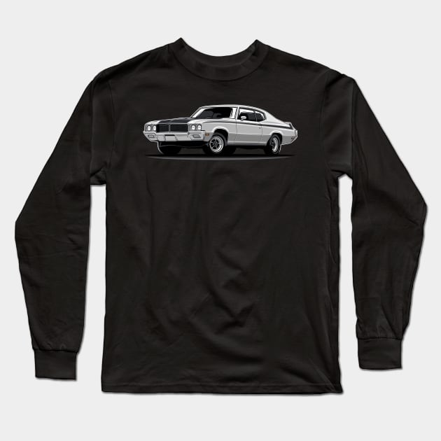 GSX Stage 1 - 1970 (White) Long Sleeve T-Shirt by afrcreativeart